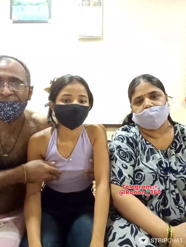 HoneyHush 3some show with faceGB