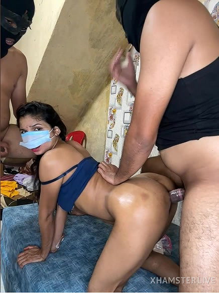 Forest_Queen 3some show Hardcore anal fk cum in Condom 2