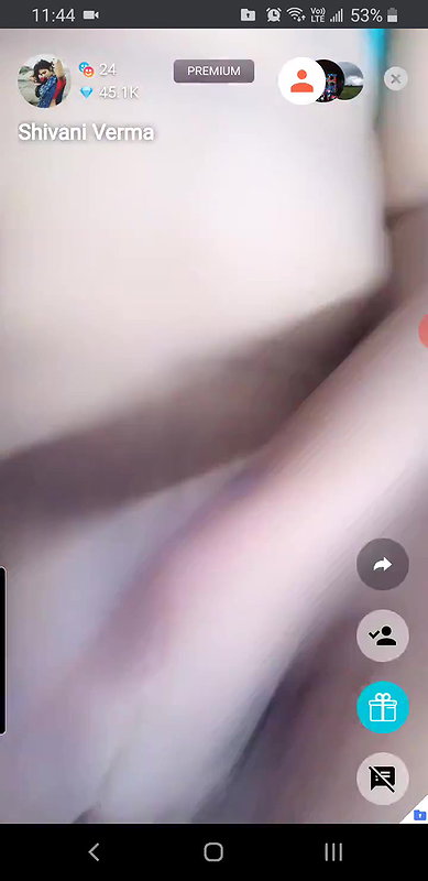 Cute girl full show