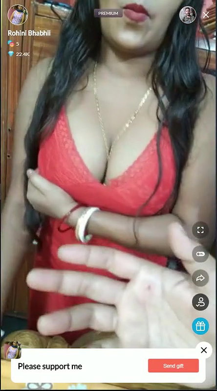 Rohini bhabi show her big boobs