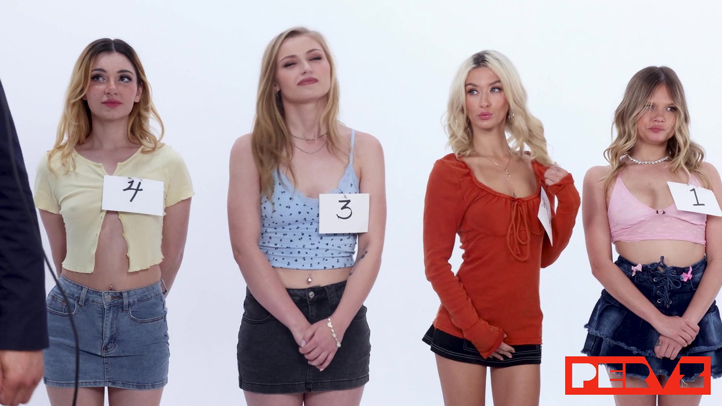 Coco Lovelock, Demi Hawks, Emma Rosie & Mckenzie Mae – Polar Opposites_ Four Petite Blondes vs Huge Director (PervCasting)