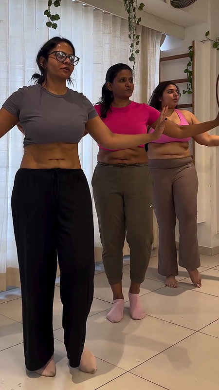 sexy chubby ladies belly dance 2