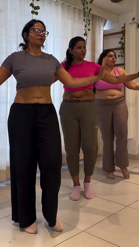 sexy chubby ladies belly dance 2