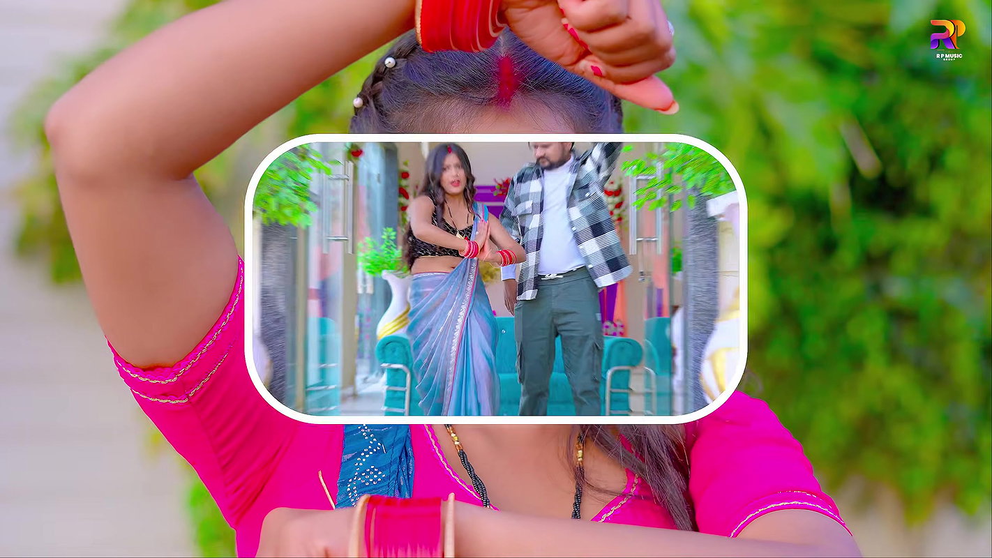 Sanjana Singh hot sareeless song – Deep navel caressed 2