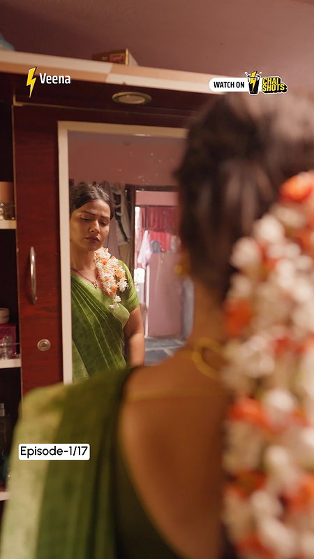 Inaya Sulthana hot scene – Saree removed, Midriff show, Sharp boobs in blouse, Affair 2