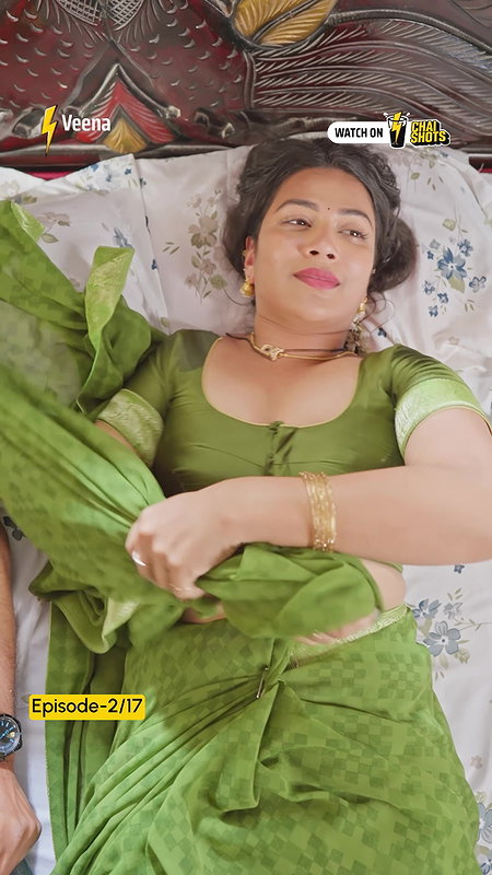 Inaya Sulthana hot scene – Saree removed, Midriff show, Sharp boobs in blouse, Affair 2