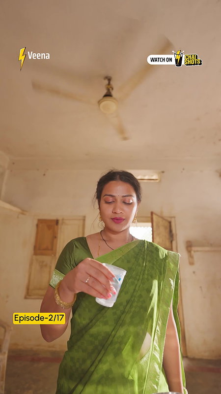 Inaya Sulthana hot scene – Saree removed, Midriff show, Sharp boobs in blouse, Affair 2