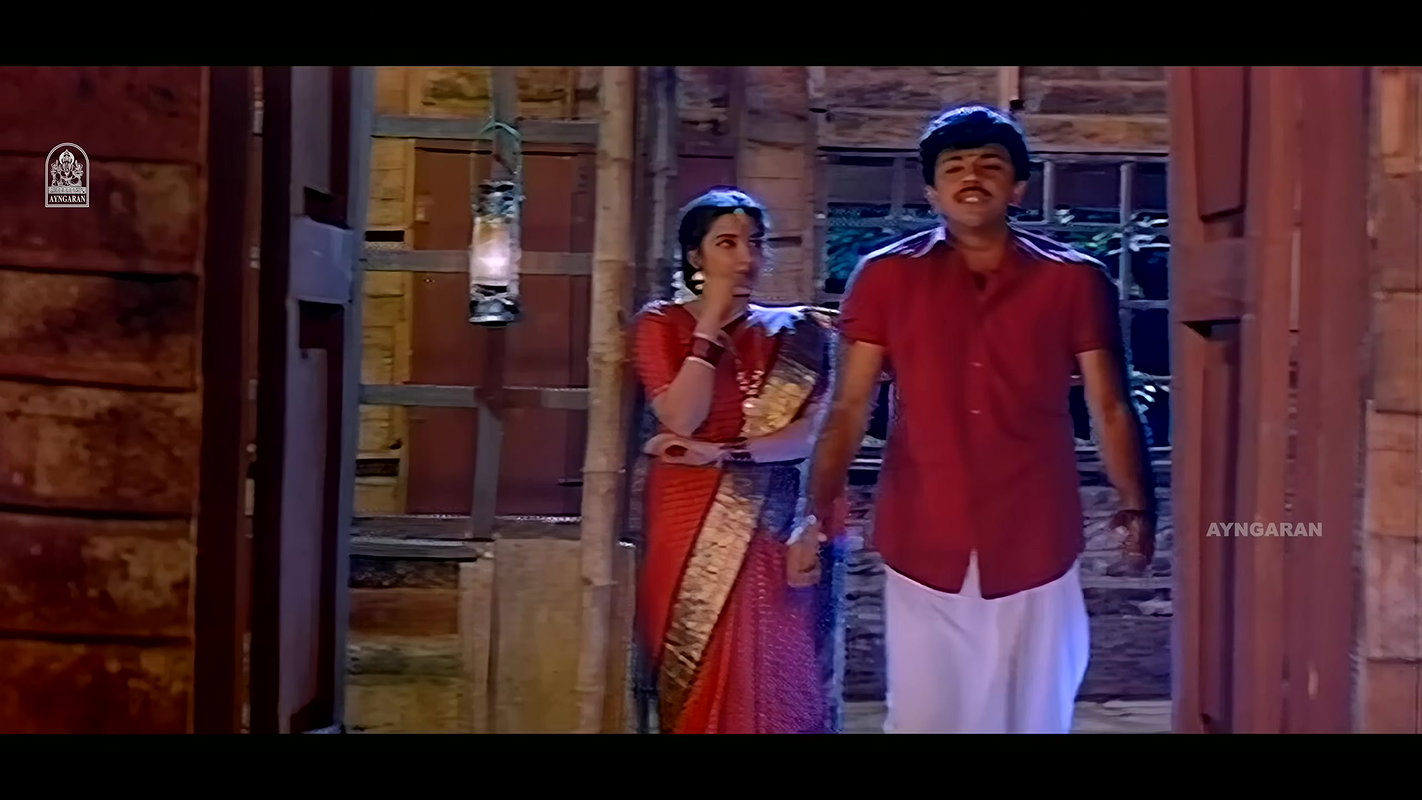 Sukanya rare hot first night song – Saree drop, Navel caressed & slightly kissed 2