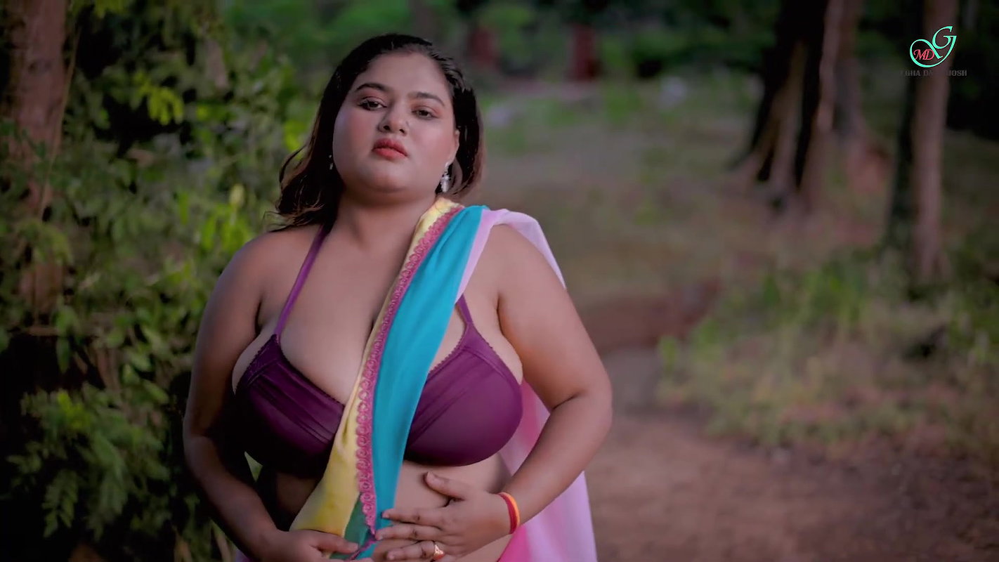 Beautiful boob megha das ghosh huge cleavage and navel show photoshoot 2