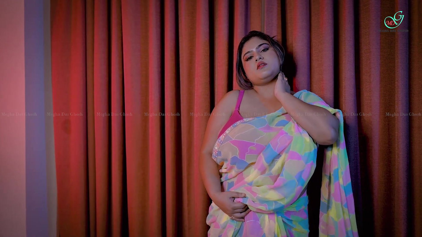 Beautiful booby megha das ghosh huge cleavage show seductive photoshoot 2