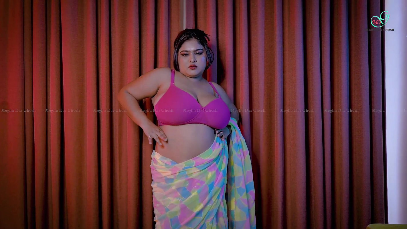 Beautiful booby megha das ghosh huge cleavage show seductive photoshoot 2