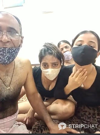 HoneyHush 4some show with face fk new girl cum show (1)