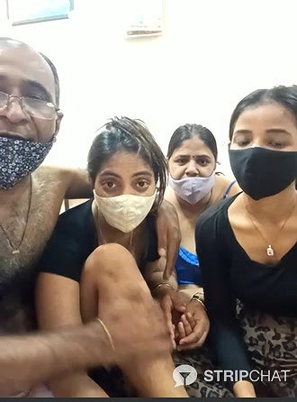 HoneyHush 4some show with face fk new girl cum show (1)