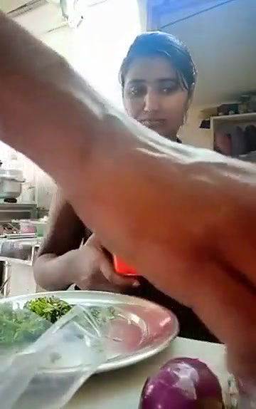Swathi naidu doing cooking