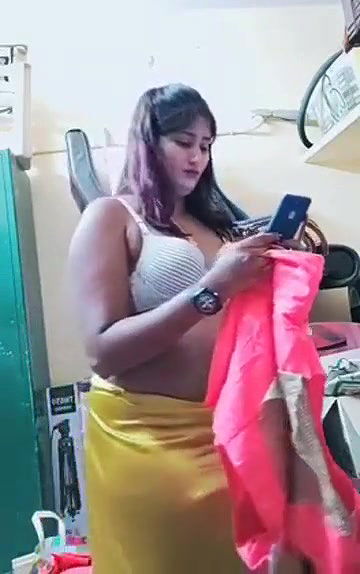 Swathi naidu dress and getting ready for shoot part-1