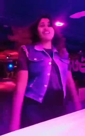 Swathi naidu enjoying in pub part-1