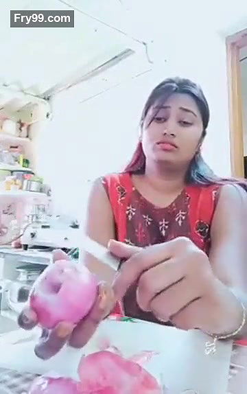 Swathi naidu enjoying while cooking with her boyfriend