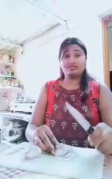 Swathi naidu enjoying while cooking with her boyfriend