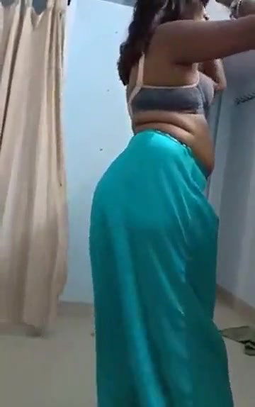 Swathi naidu getting ready for short film shooting