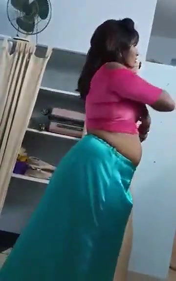 Swathi naidu getting ready for short film shooting