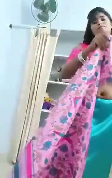 Swathi naidu getting ready for short film shooting