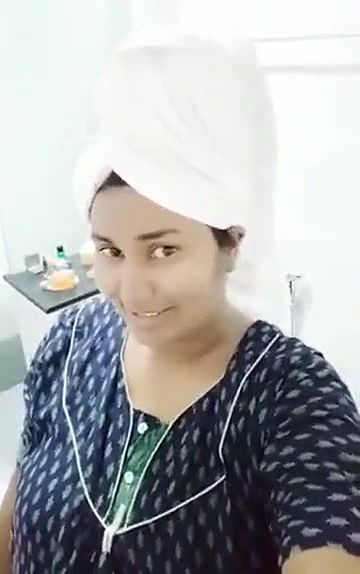 Swathi naidu latest bath video part-5