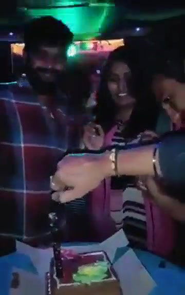Swathi naidu pre wedding celebrations in pub