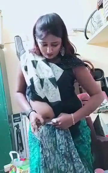 Swathi naidu sexy dress change and getting ready for shoot part -3