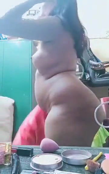 Swathi naidu sexy dress change and getting ready for shoot part -4