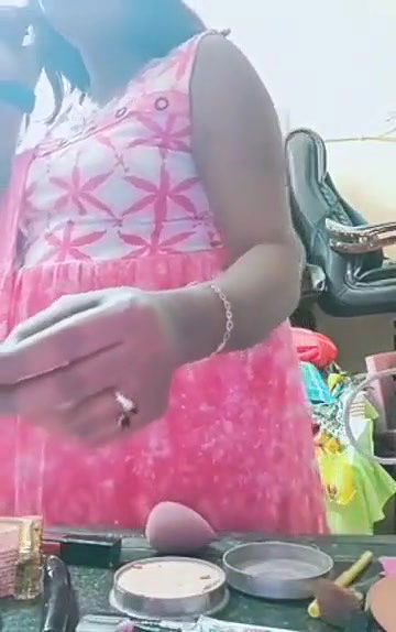 Swathi naidu sexy dress change and getting ready for shoot part -4