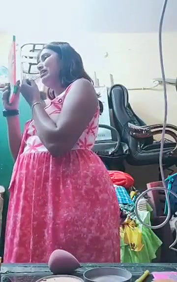 Swathi naidu sexy dress change and getting ready for shoot part -4