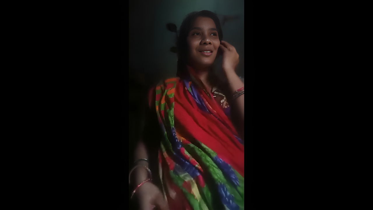 Bhabi Talking On Phone Make Video for Husband HindiTalk