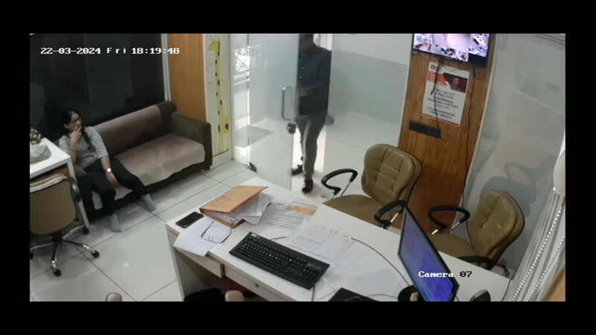 Beautiful Indian Secretary Fucked by Manager in Office CCTV Cam Recorded